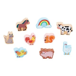 Lelin® Houten Vormenstoof Boerderij